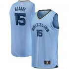 Camiseta Brandon Clarke 15 Memphis Grizzlies Statement Edition Azul Hombre